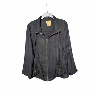 Mine Black Utility Jacket for Women